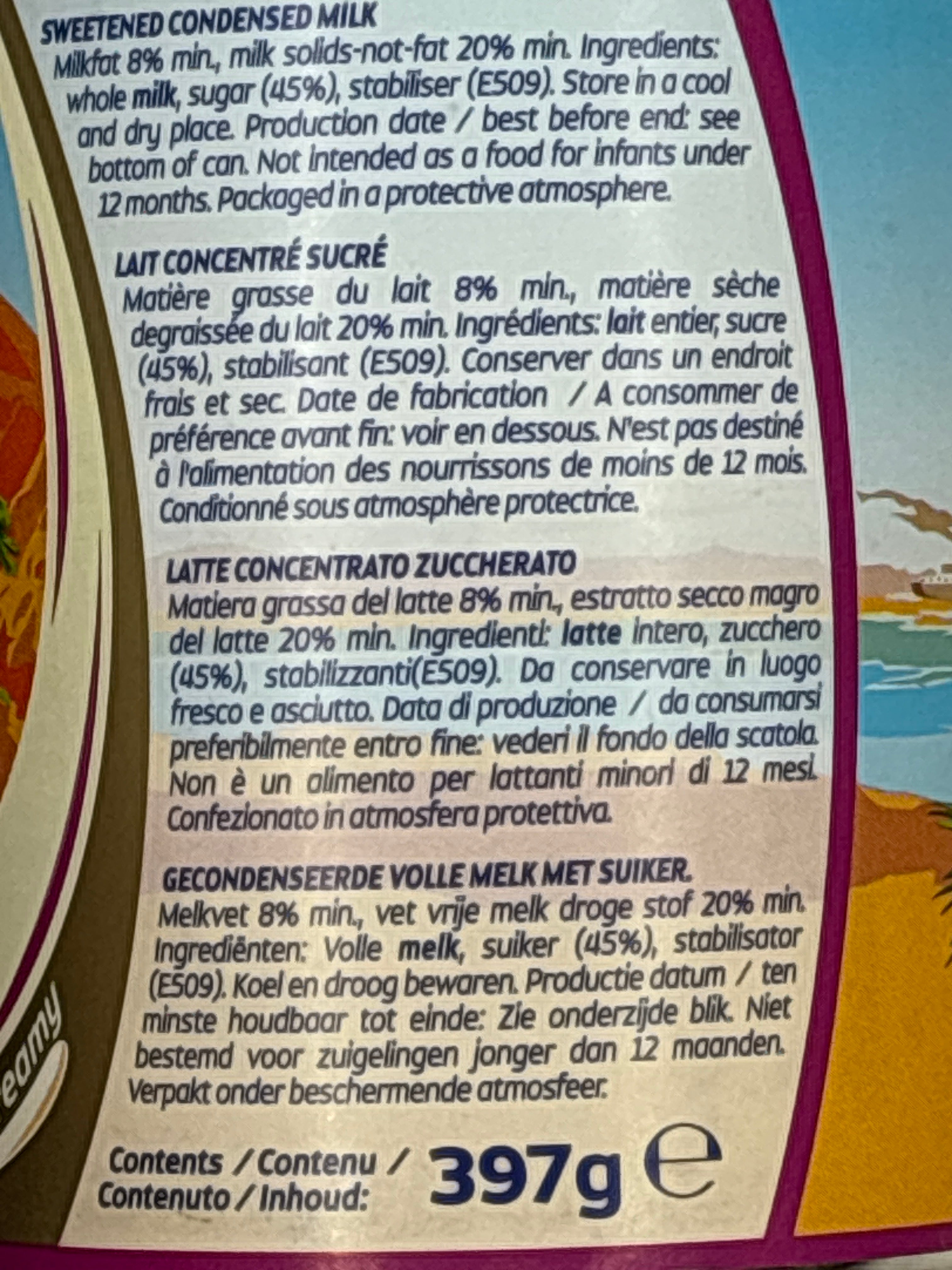 Peak Evaporated Milk Sweetened 397g