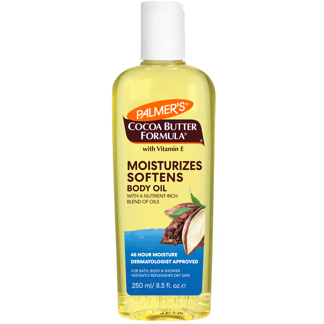 Palmers Cocoa Butter Moisturizes Softens Body Oil 250ml/8.5oz