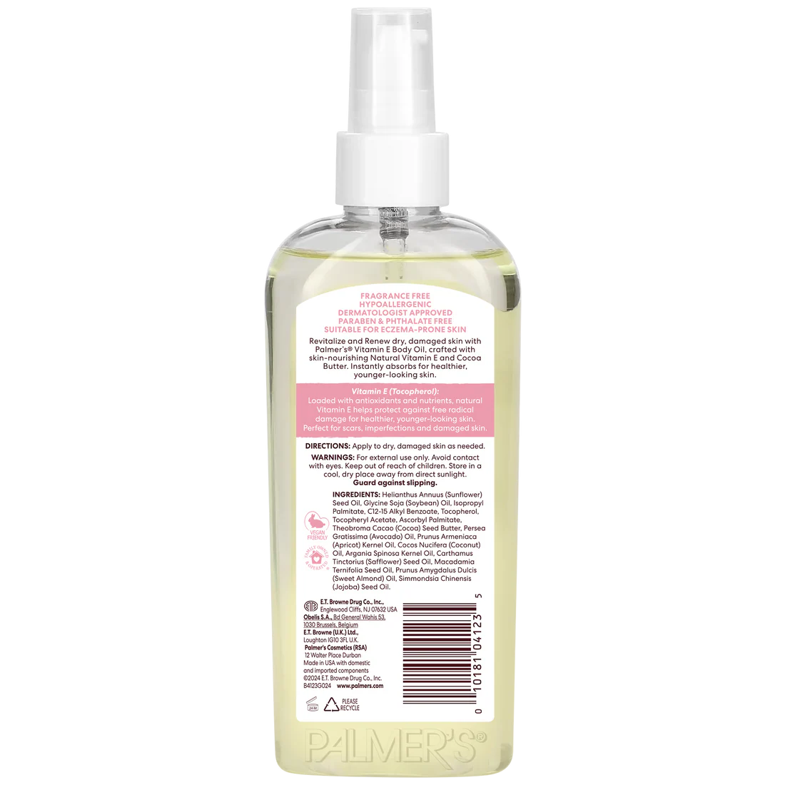 Palmers Vitamin E Body Oil 150ml/5.1oz