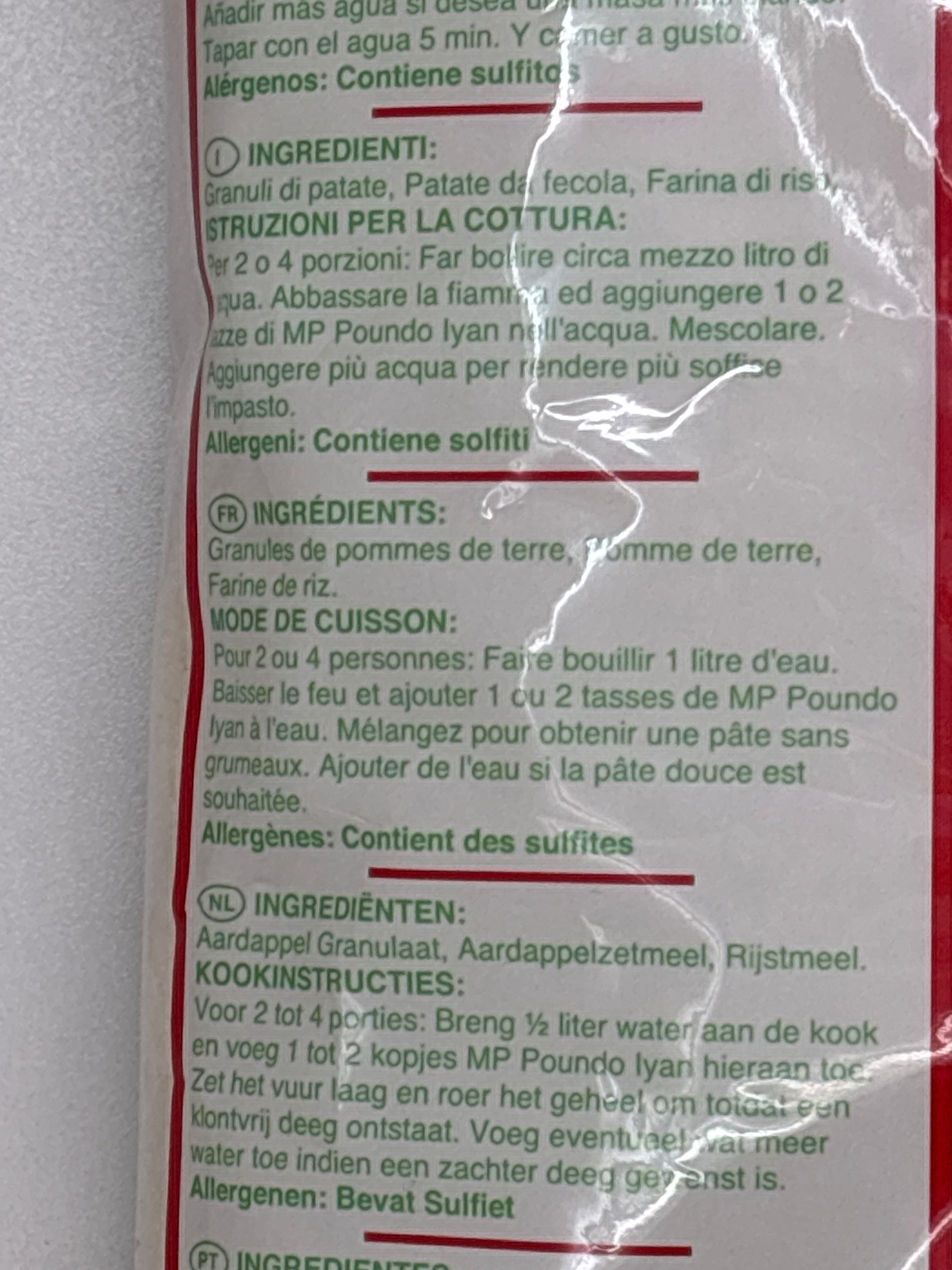 Macphilips Gestampfte Yamswurzel