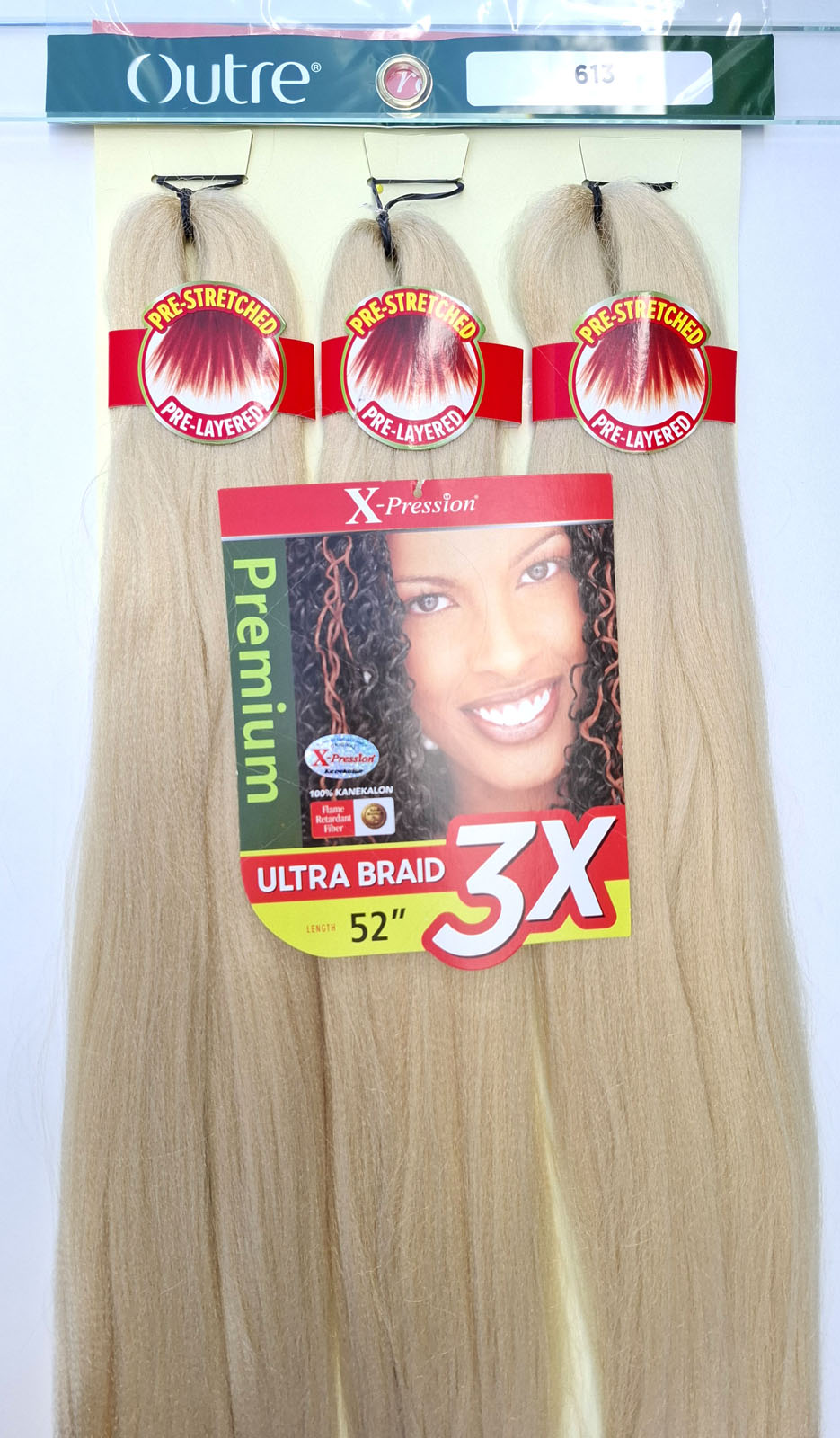 X-Pression Outre Pre-Stretched 3x length 52" 132cm 1pcs