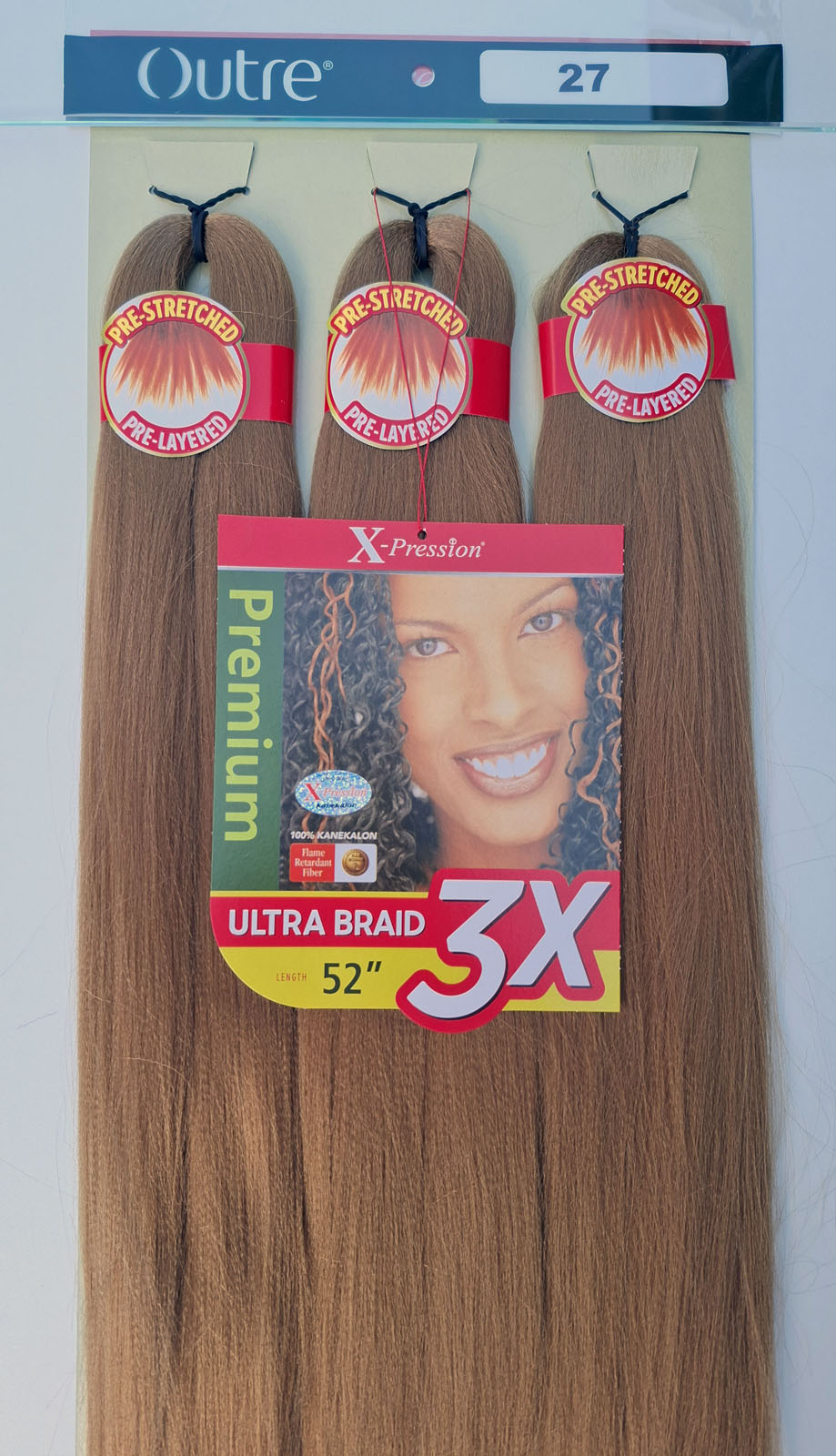 X-Pression Outre Pre-Stretched 3x length 52" 132cm 1pcs