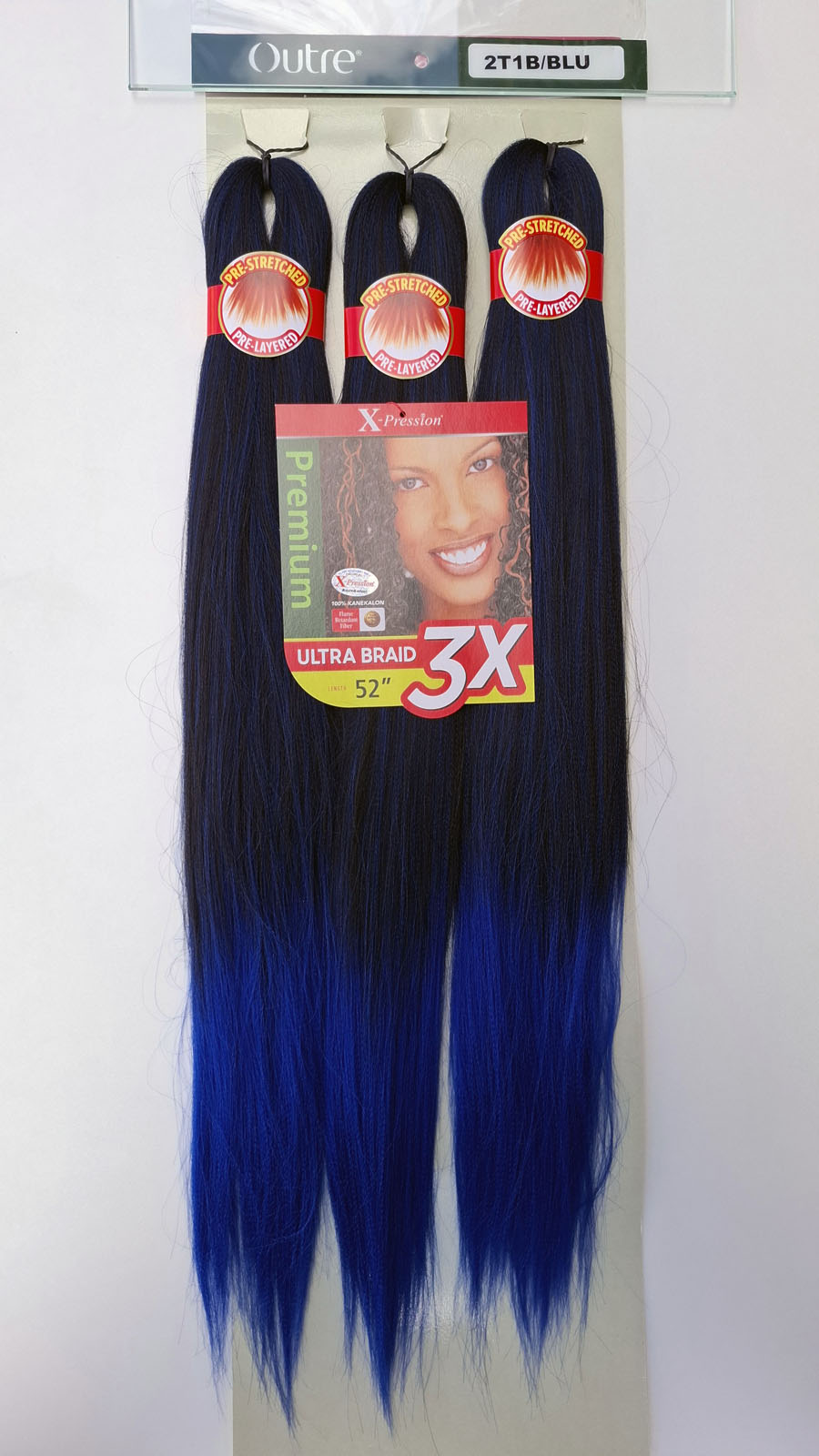 X-Pression Outre Pre-Stretched 3x length 52" 132cm 1pcs