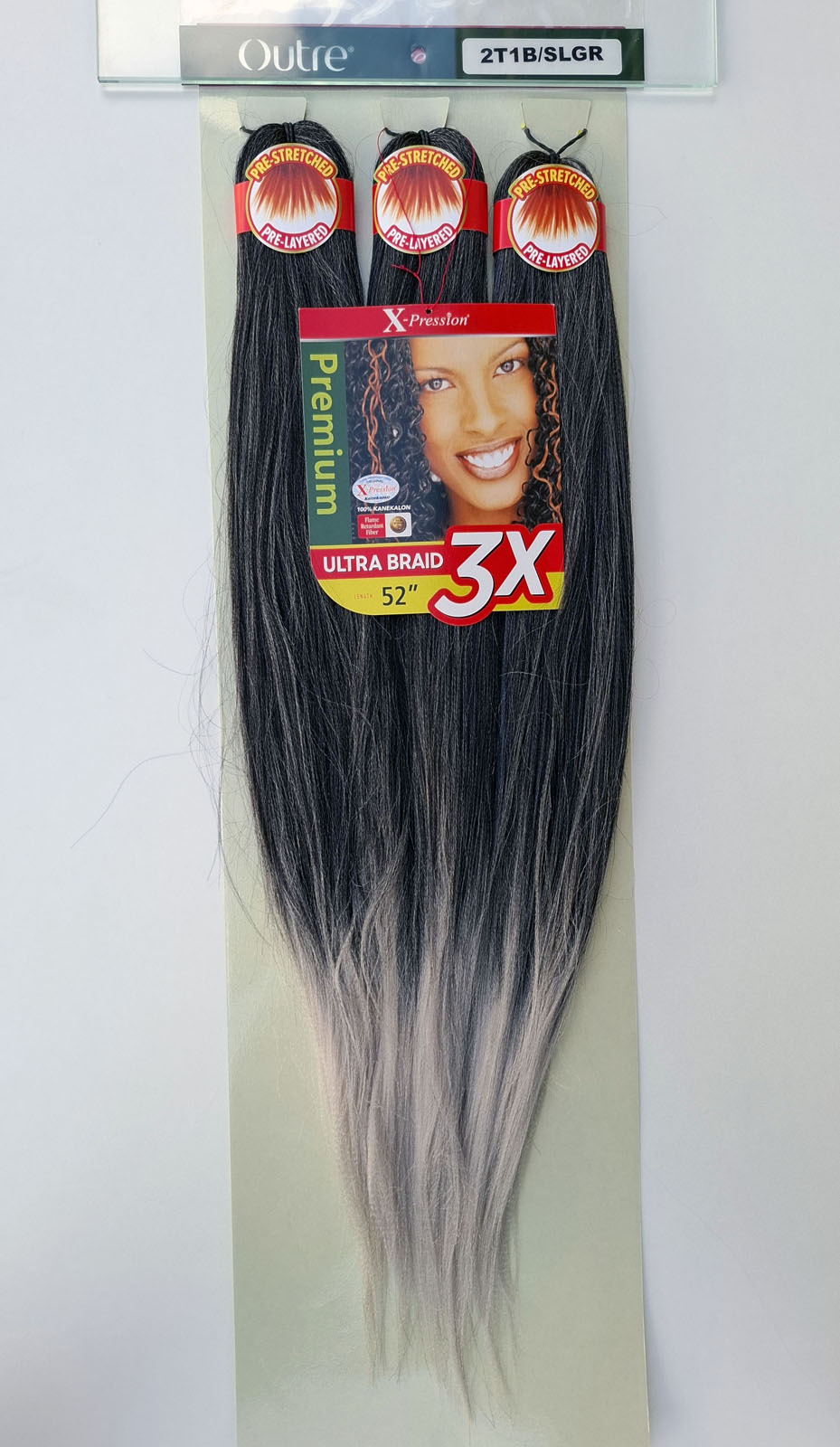 X-Pression Outre Pre-Stretched 3x length 52" 132cm 1pcs