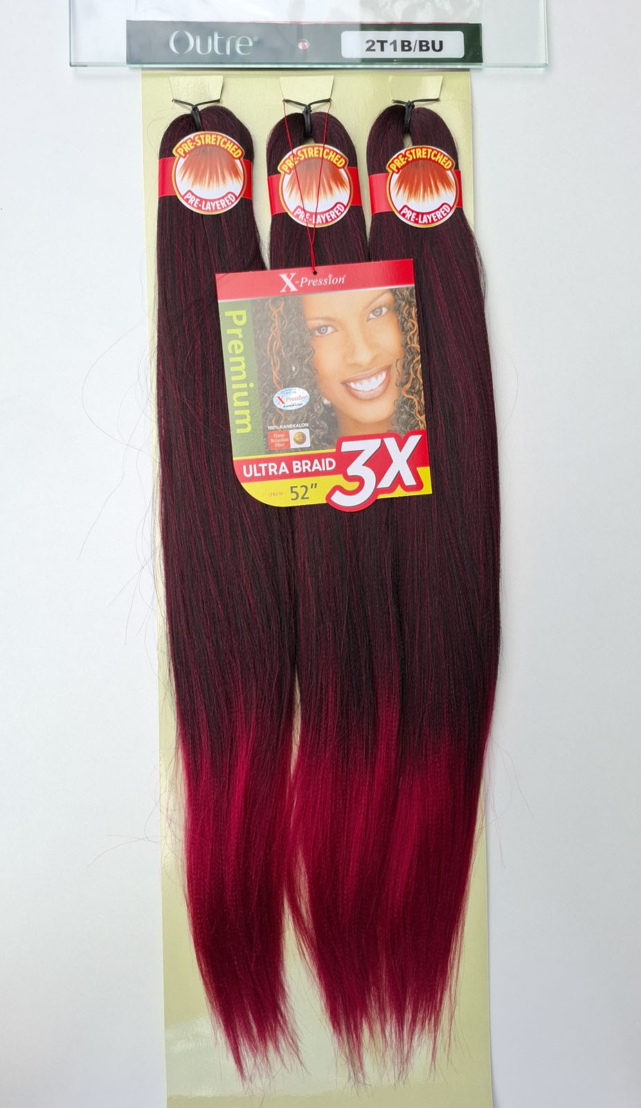 X-Pression Outre Pre-Stretched 3x length 52" 132cm 1pcs
