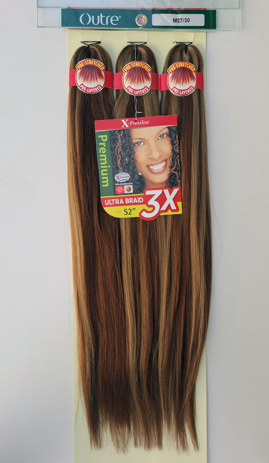 X-Pression Outre Pre-Stretched 3x length 52" 132cm 1pcs