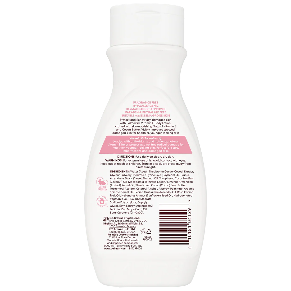 Palmers Vitamin E Body Lotion 250ml/8.5oz