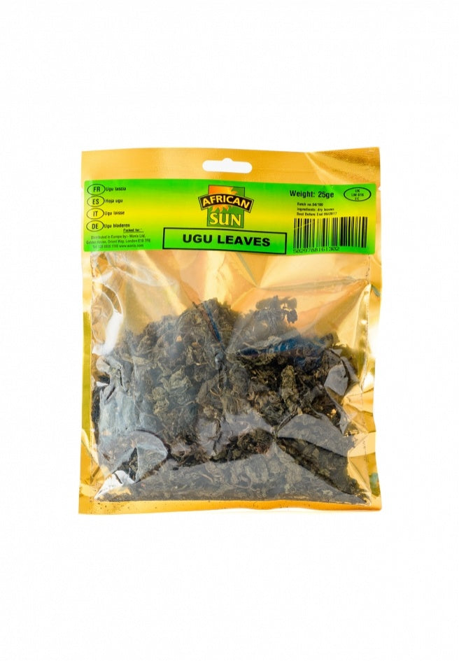 African Sun Ugu Leaves Dry 25g
