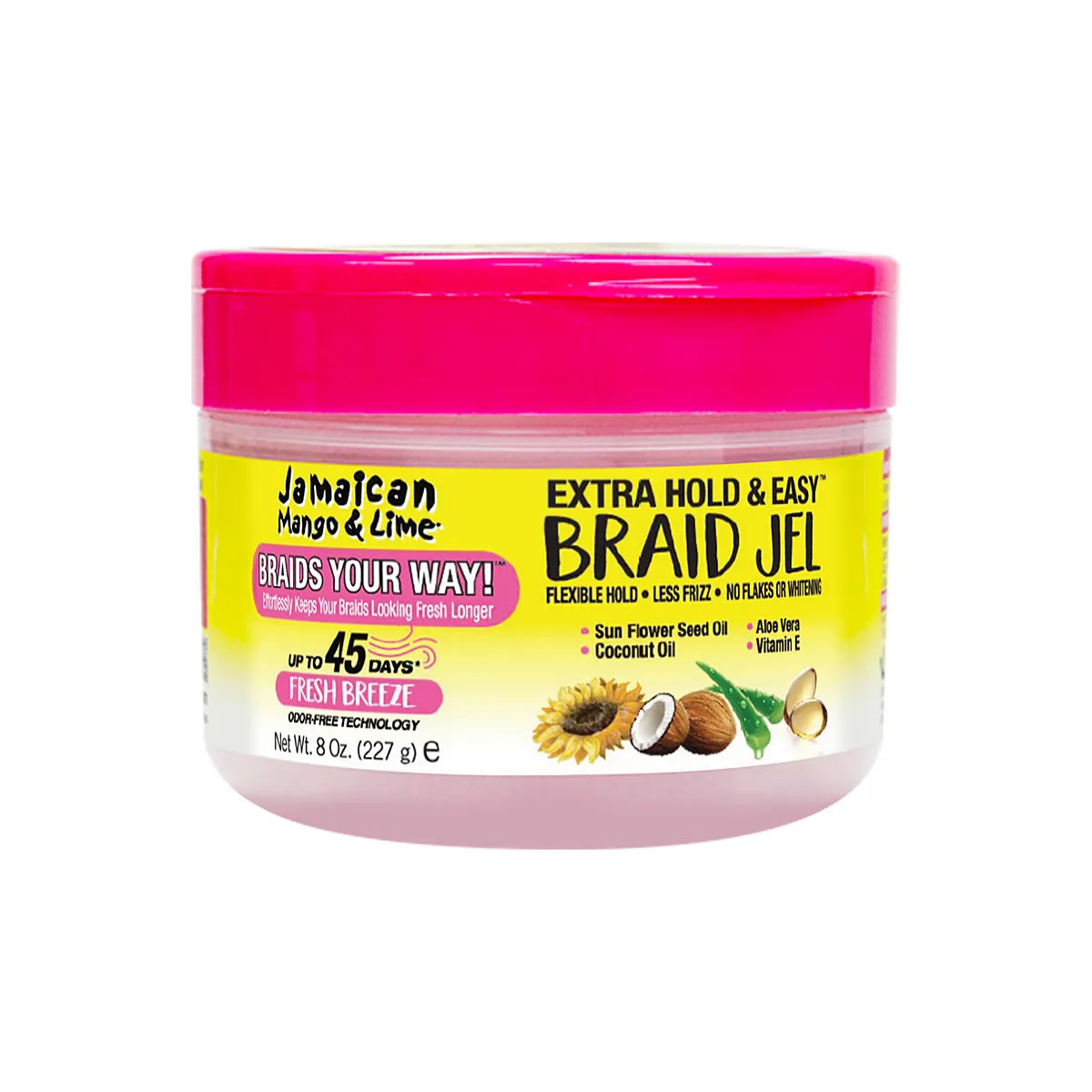 JAMAICAN MANGO & LIME  Extra Hold & Easy Braid Jel 227g