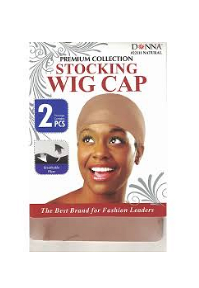Donna Stocking Wig Cap Beige (11051) 2pcs