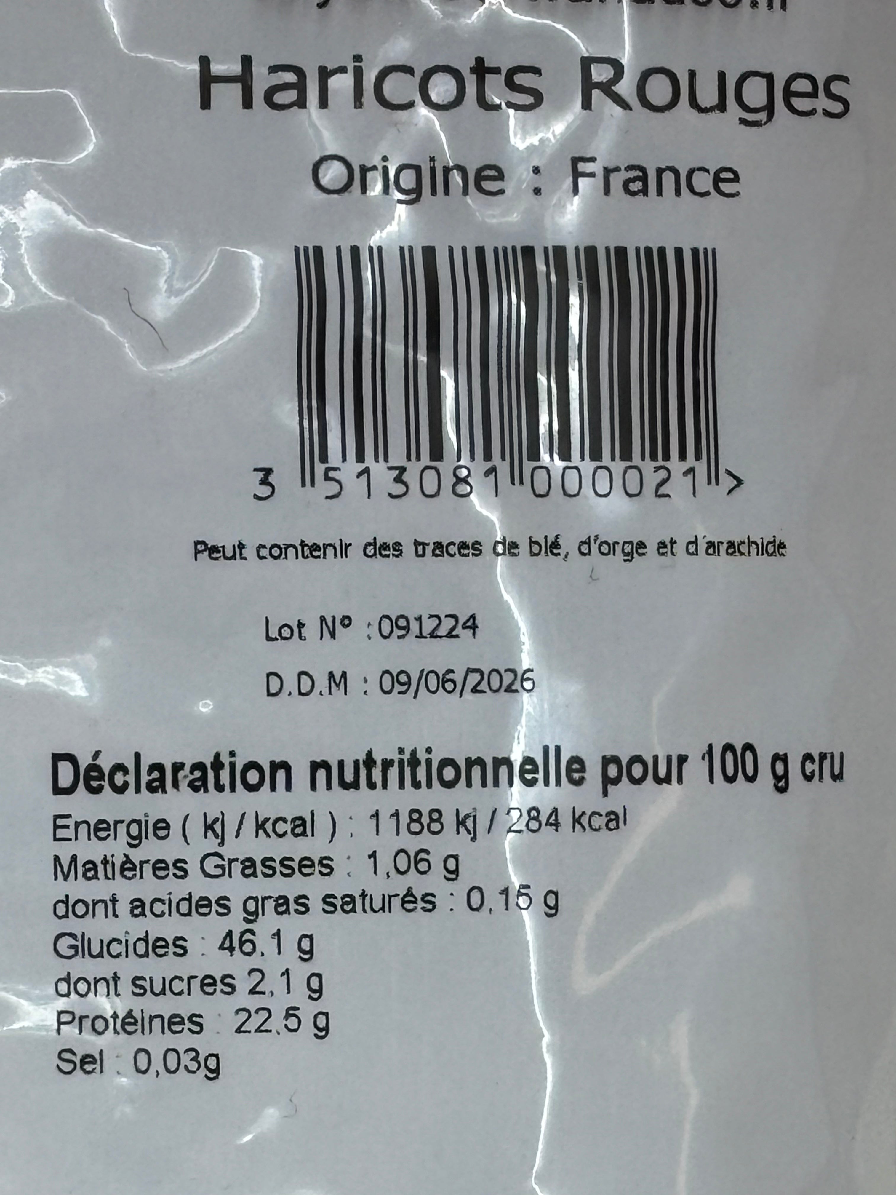 Number One Red Kidney Beans  1kg