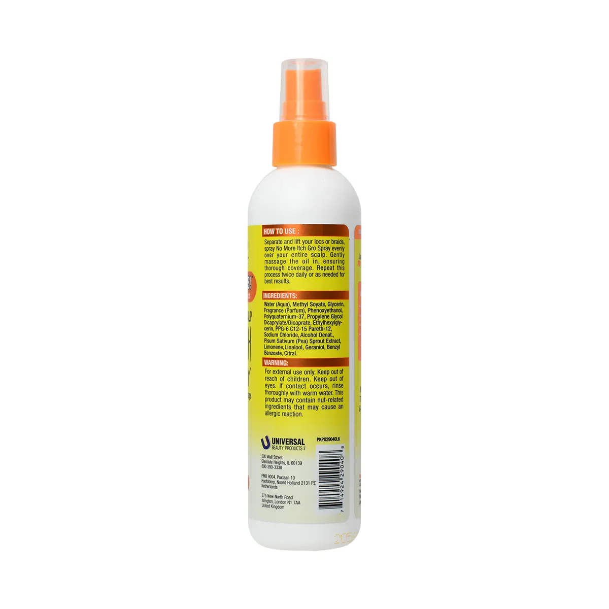 Jamaican Mango & Lime No More Itch Gro Spray 473ml/16oz