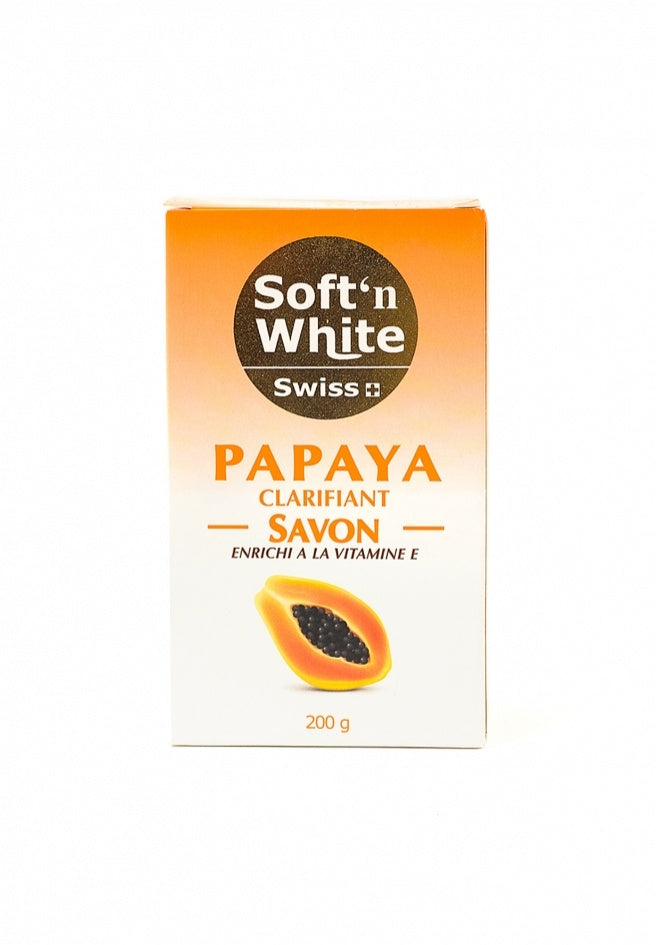 Soft n White Papaya Soap 200g