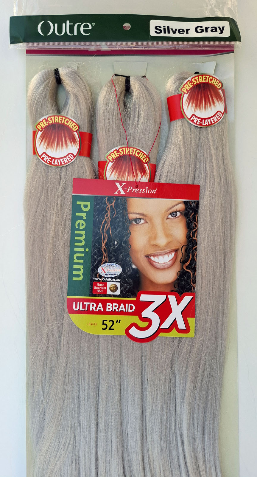 X-Pression Outre Pre-Stretched 3x length 52" 132cm 1pcs